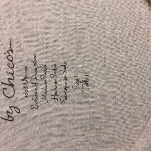 Chico 100% Viscose tunic top, Size 1 - Picture 3 of 5